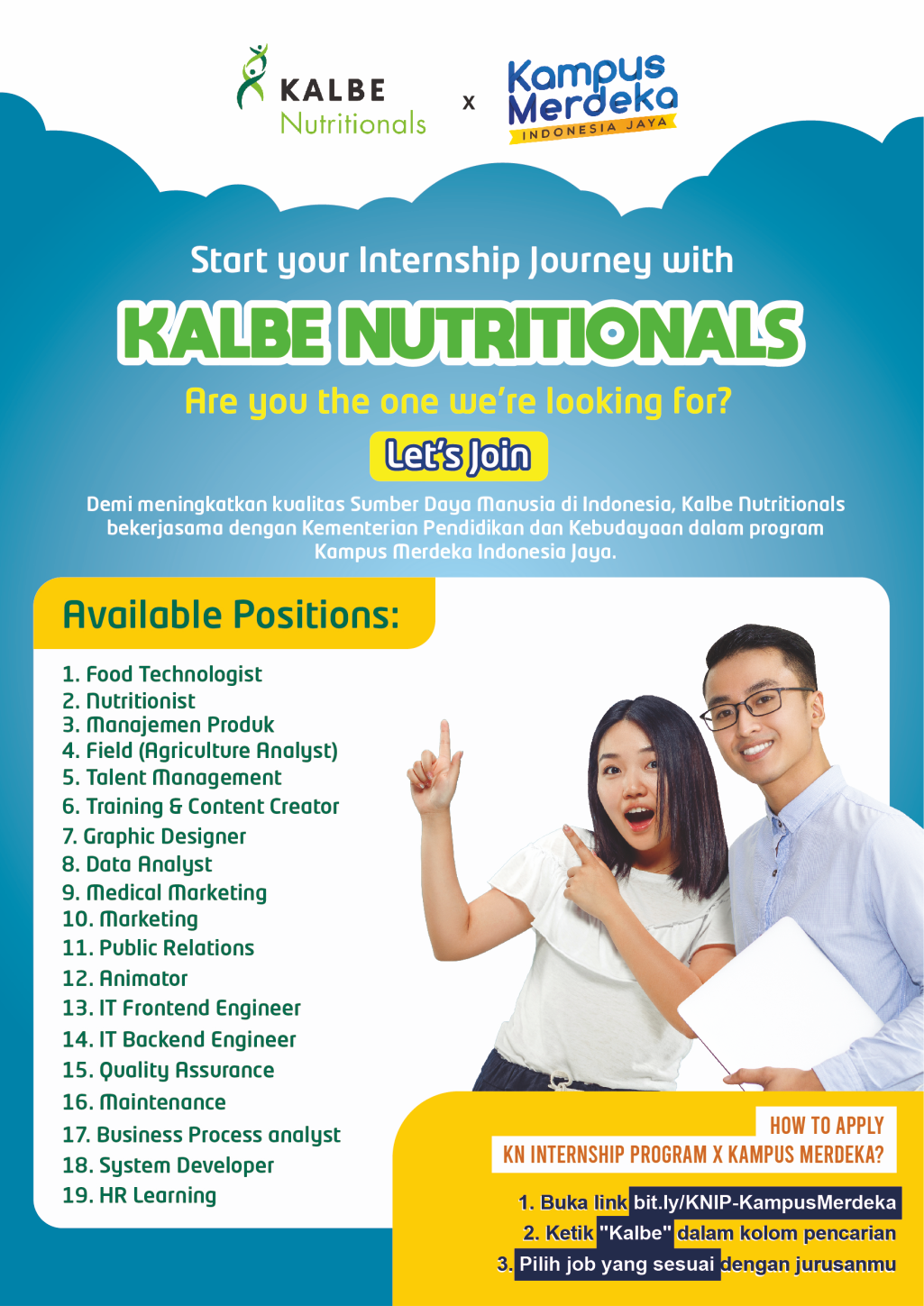 Berita Program Magang Kampus Merdeka Bersama Kalbe Nutritionals | UPT ...